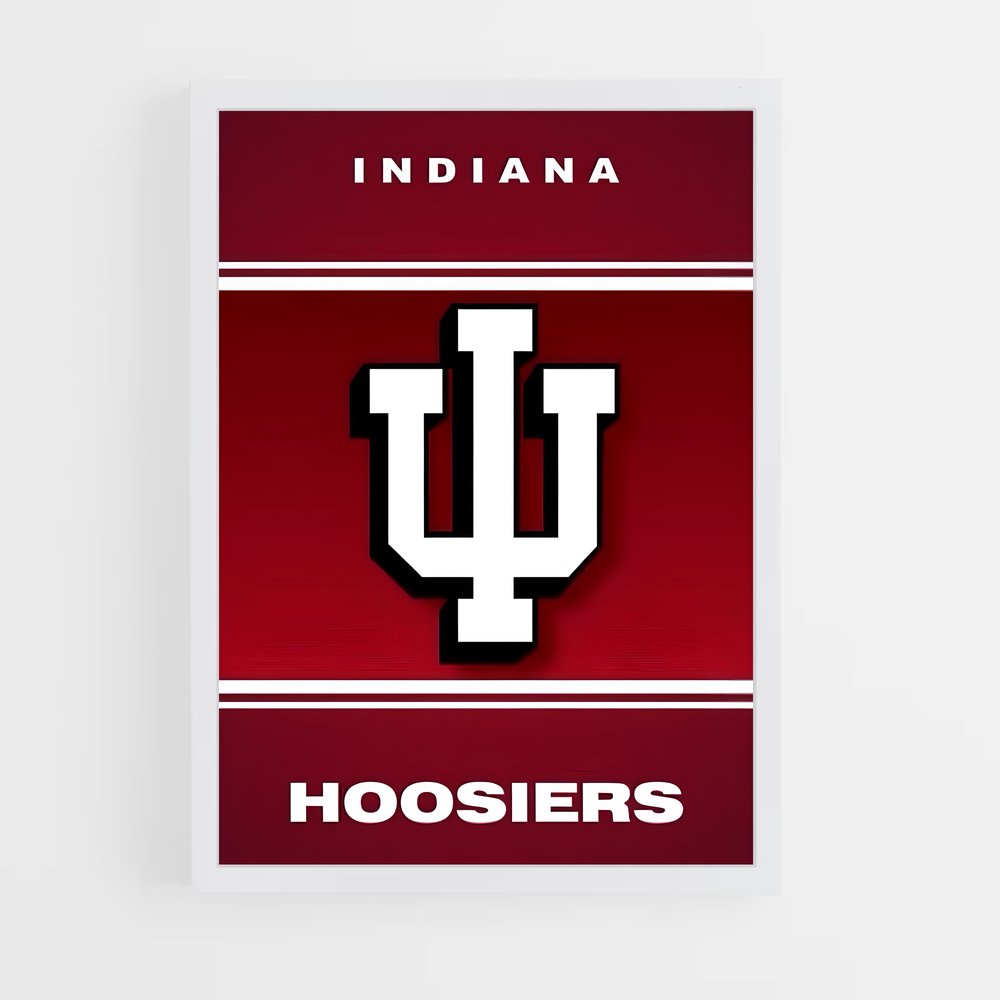 Poster Hoosier Spirit – affiche Basketball (vue 3)